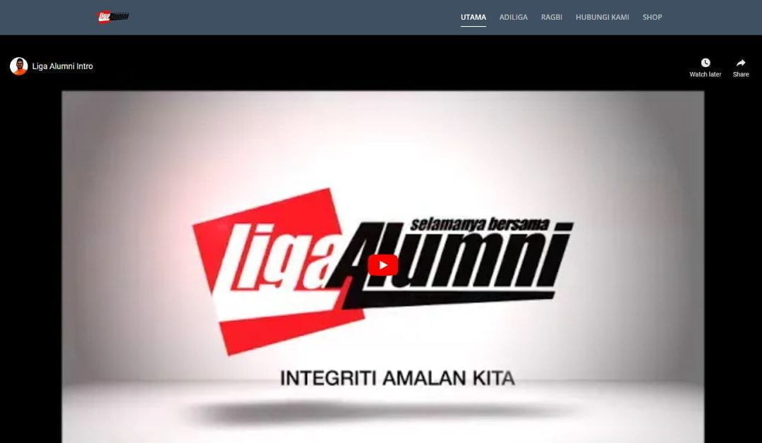 Corporate, eCommerce & Event Website (Liga Alumni)